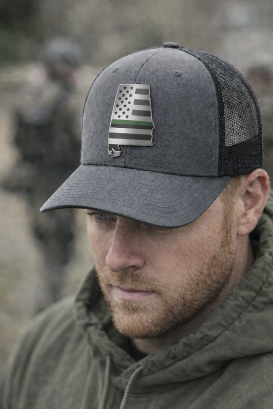 Military Hat State Patch